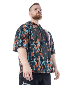 Felpa uomo con cappuccio Rag Top XXL97 mimetica Boston