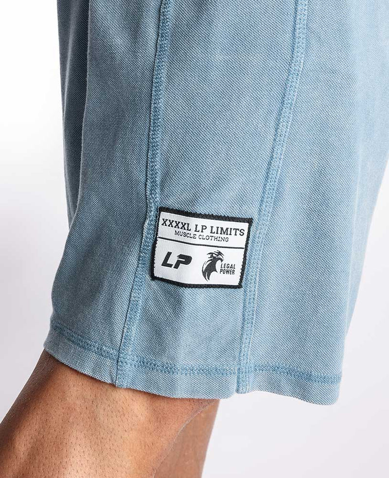 Pantaloncini uomo LpLimits Stonewashed Jersey Piqué - immagine 8
