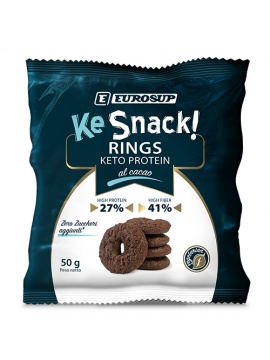 Ke Snack! Rings Keto protein al cacao 50gr