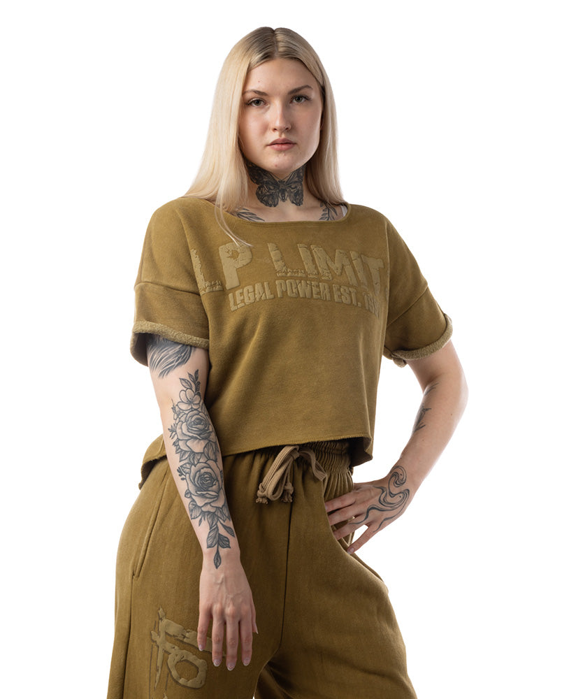 Crop Top LP Girls Stonewashed Ottomix - immagine 2