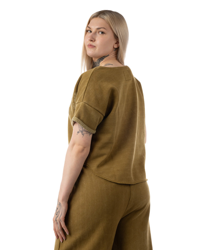 Crop Top LP Girls Stonewashed Ottomix - immagine 4