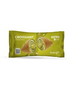 Croissant Variegato Ripieno di Crema al Pistacchio