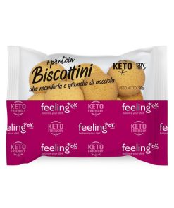 Biscottini alla mandorla e granella di nocciola +protein