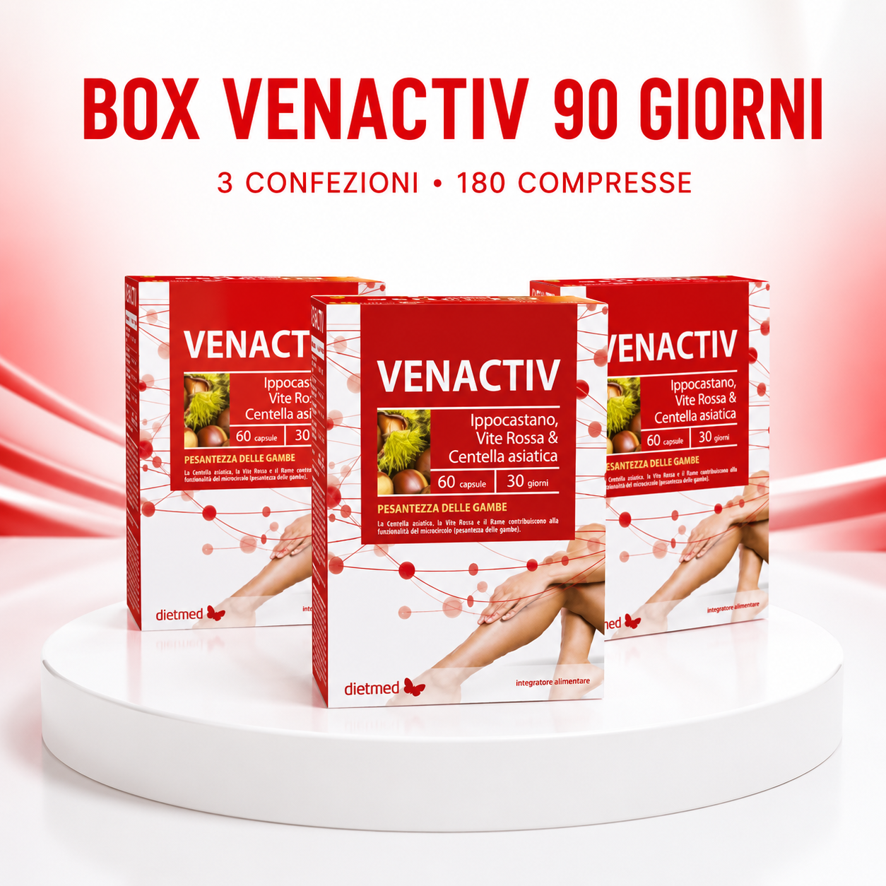 BOX VENACTIV 90 GIORNI – 3 Confezioni